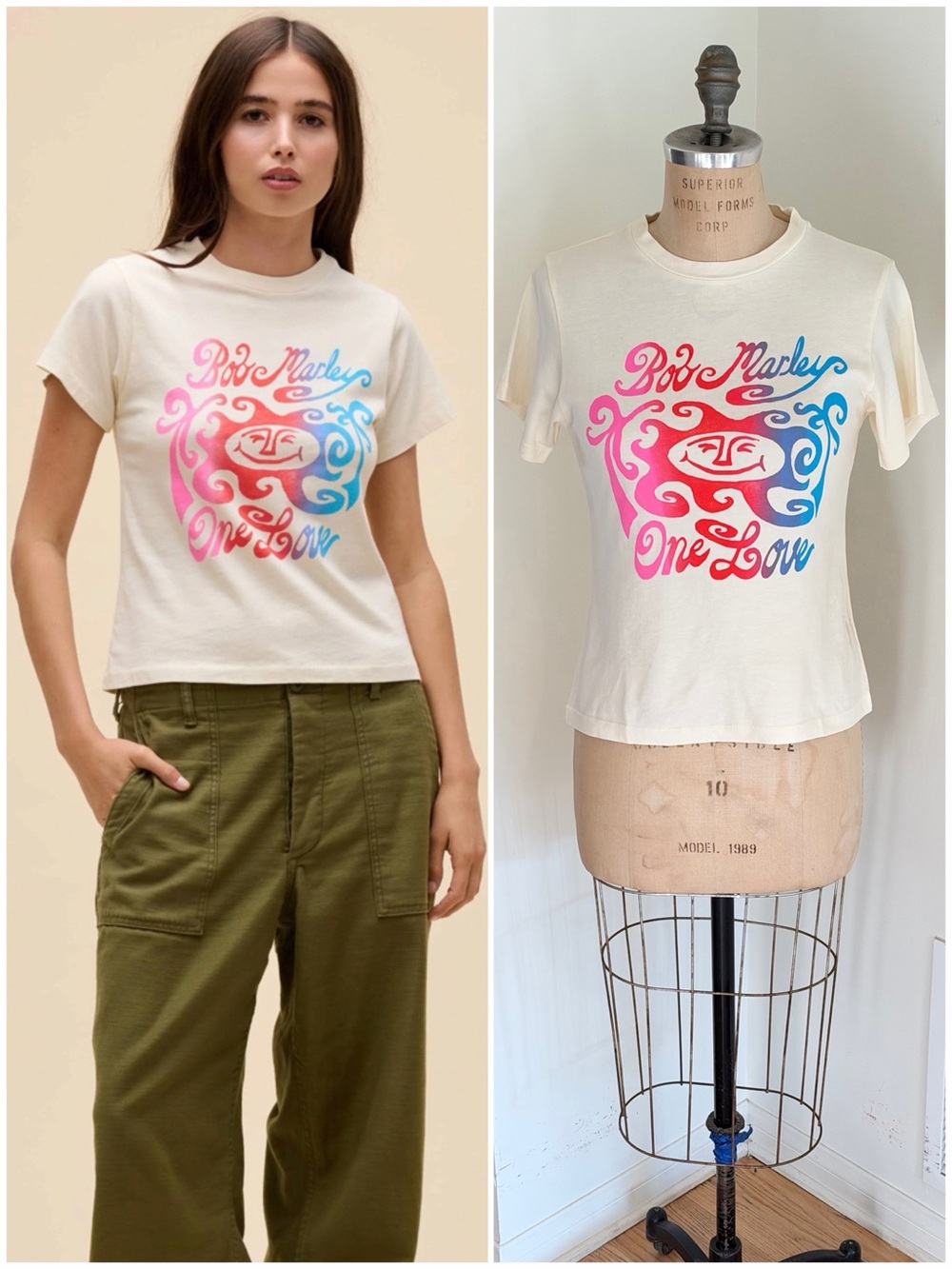 DAYDREAMER Bob Marley One Love Gradient Tee